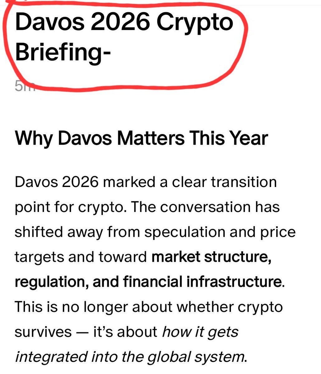 Patreon members everything Crypto related you need to know regarding #Davis  2026👇