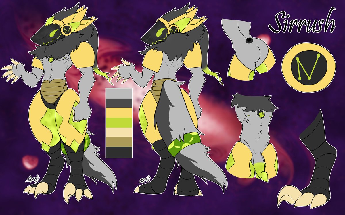 This artwork was done by KurotheFox around 03/23/2023. Featuring Sirrush The Alpha Protogen. (*cough* Prime) but he is certainly a unique kind of oc. #protogen #raptor #nsfw #ocart