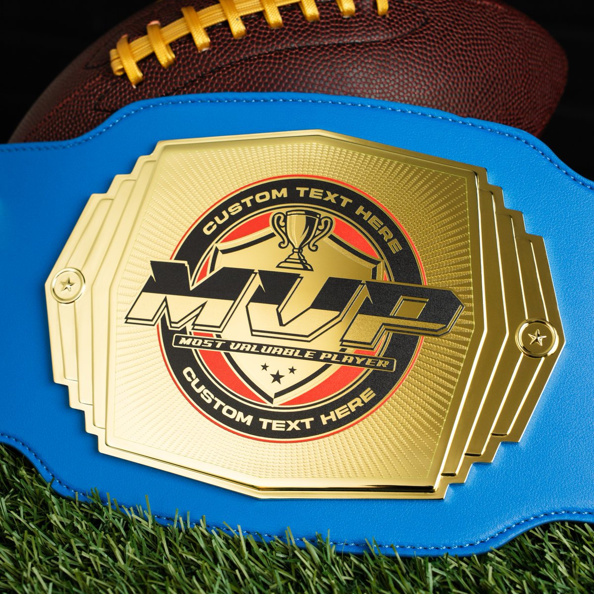 TrophySmack's tweet photo. ๐จ NEW PRODUCT DROP ๐จ
It's time to put some respect on their win. The MVP 2lb Youth Championship Belt brings real weight, bold shine, and custom plates for the next generation of champs. ๐๐ช
#TrophySmack #MVP #YouthSports https://t.co/1YhjuWE3cz