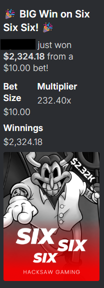 DailyMetaWinner's tweet image. Someone just turned $10 into $2324.18!

Late-night spins hit different…
Who else is playing right now? 🎰🌙

#bigwins #jackpot #slotswin