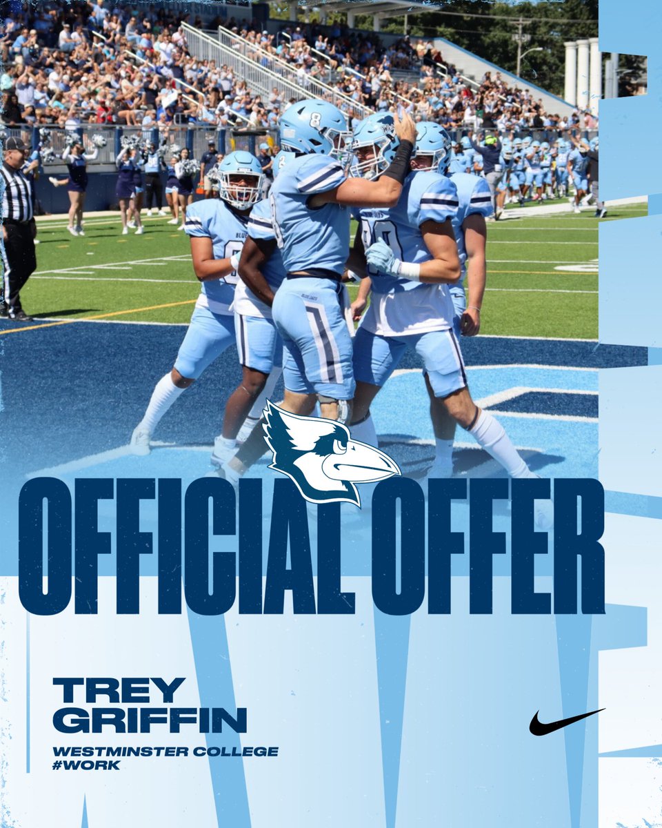 treyyy23x's tweet photo. Blessed to receive a offer from Westminster College! @Ramey_Ian_
@ra_da_coach @coachbowdenBHS @Bartlett_FB @BallCoachHP @WESTMOFB https://t.co/BzXdkasyYy