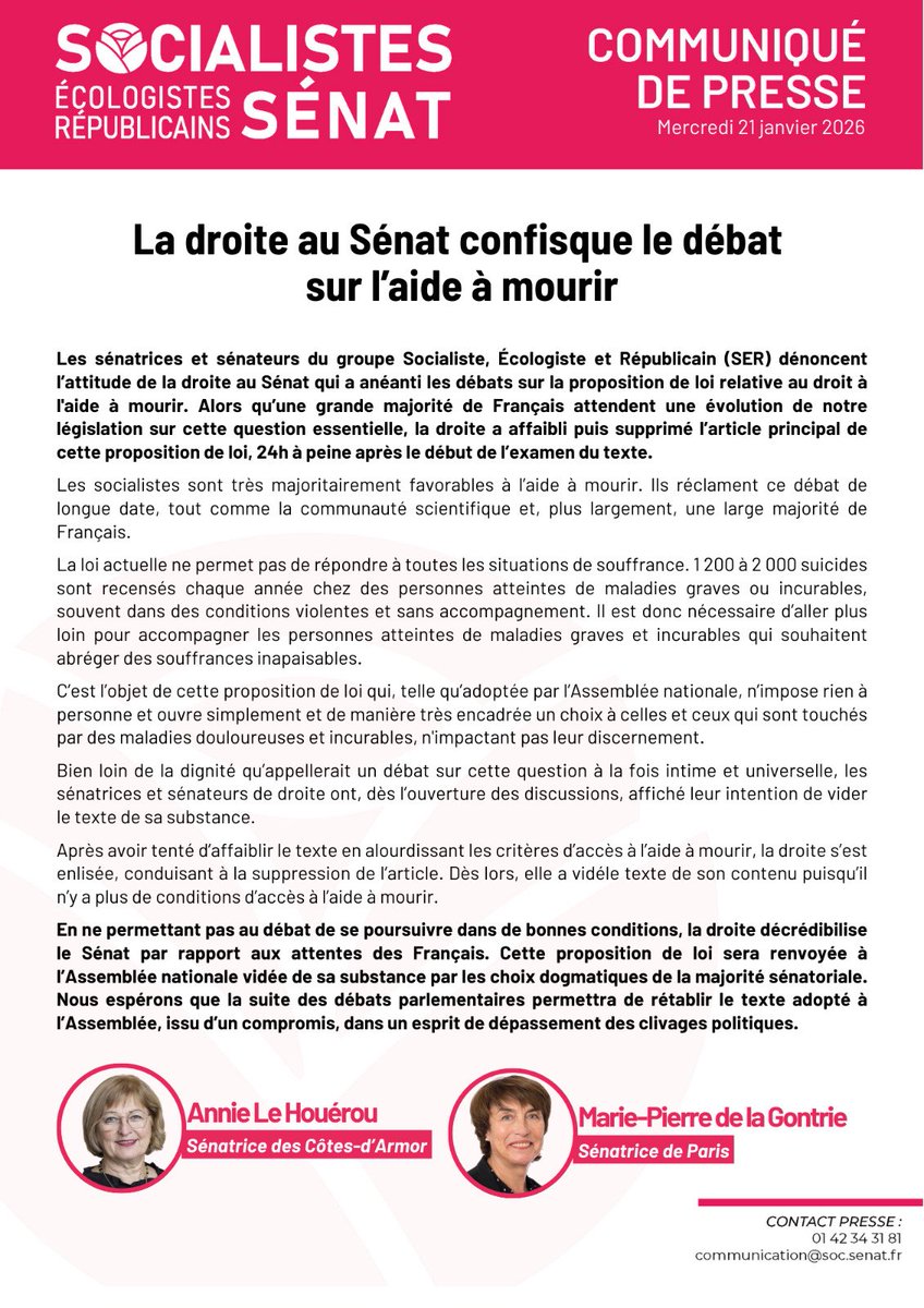 Sénatrices et sénateurs socialistes 🇪🇺 tweet media