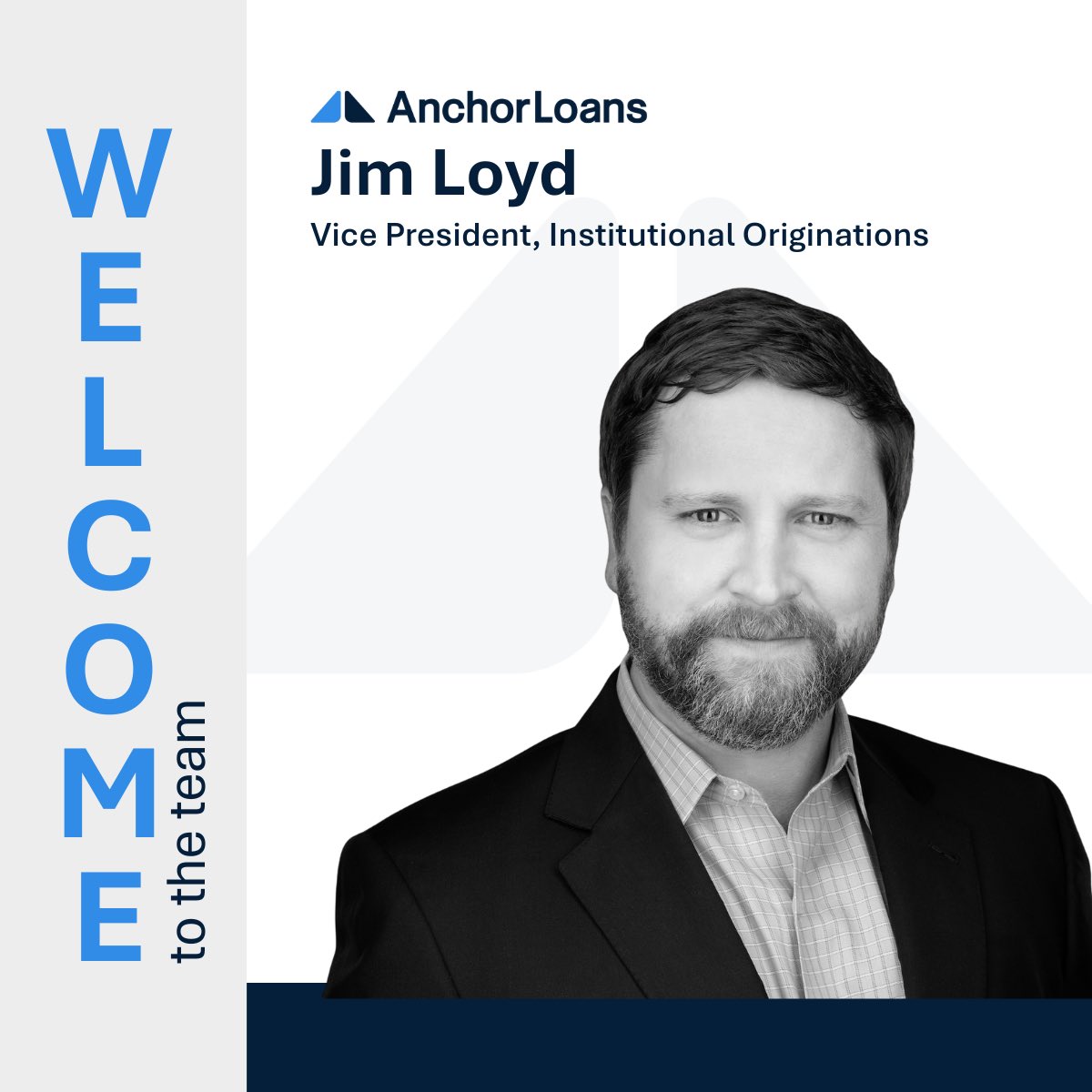 New team member alert!

Jim joins as VP, Institutional Originations, bringing nearly 20 years in homebuilder finance and institutional real estate lending, with deep strengths in deal structuring, underwriting, and growth strategy.