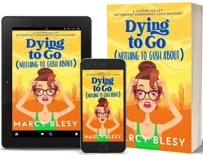 KarenSiddall's tweet photo. See my review of DYING TO GO (Nothing to Gush About) Book One in the Tucson Valley Retirement Community Mystery series by Marcy Blesy at https://t.co/QO5c4OGgF4 #GreatEscapesVirtualBookTours #cozymystery #firstinseries #amateursleuth #femalesleuth #seniorsleuths https://t.co/g0XHjG6zYO