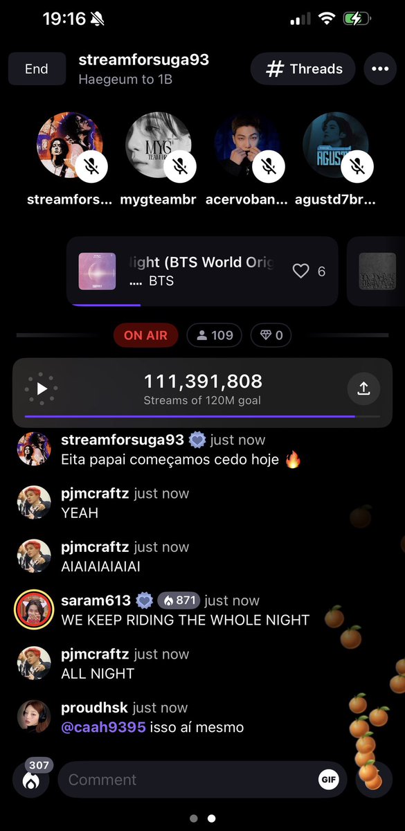 streamforsuga93's tweet image. 19h ainda mas aqui o fervo começa cedo 🗣🗣🗣🔥

VENHAM COM A GENTE!!
🔗 share.stationhead.com/f6k2qa2y8mpy