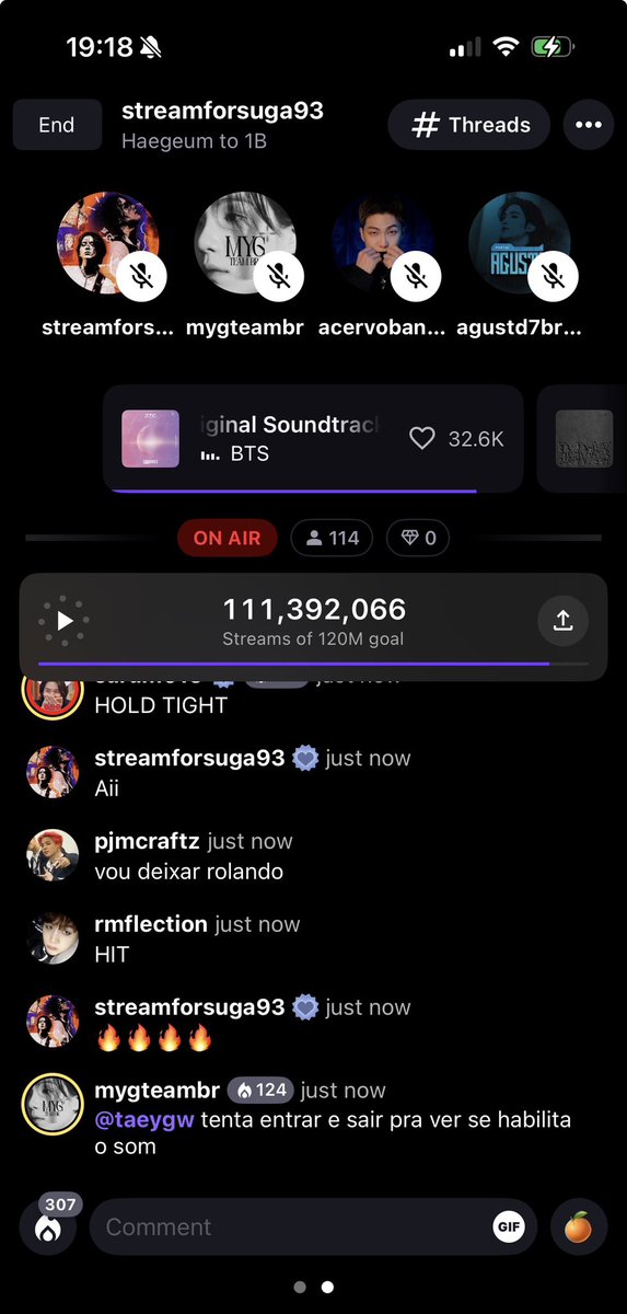 streamforsuga93's tweet image. 19h ainda mas aqui o fervo começa cedo 🗣🗣🗣🔥

VENHAM COM A GENTE!!
🔗 share.stationhead.com/f6k2qa2y8mpy