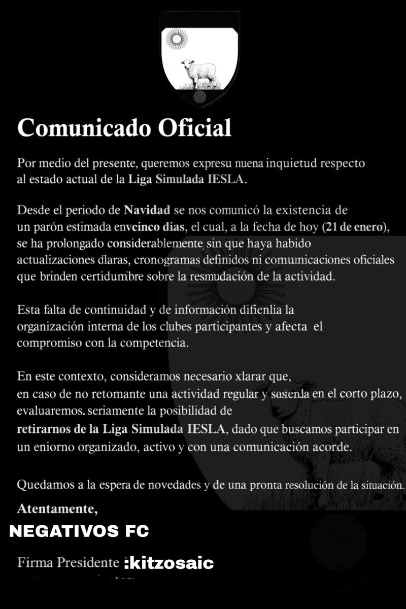 negativo fútbol clube (@negativosf) on Twitter photo 