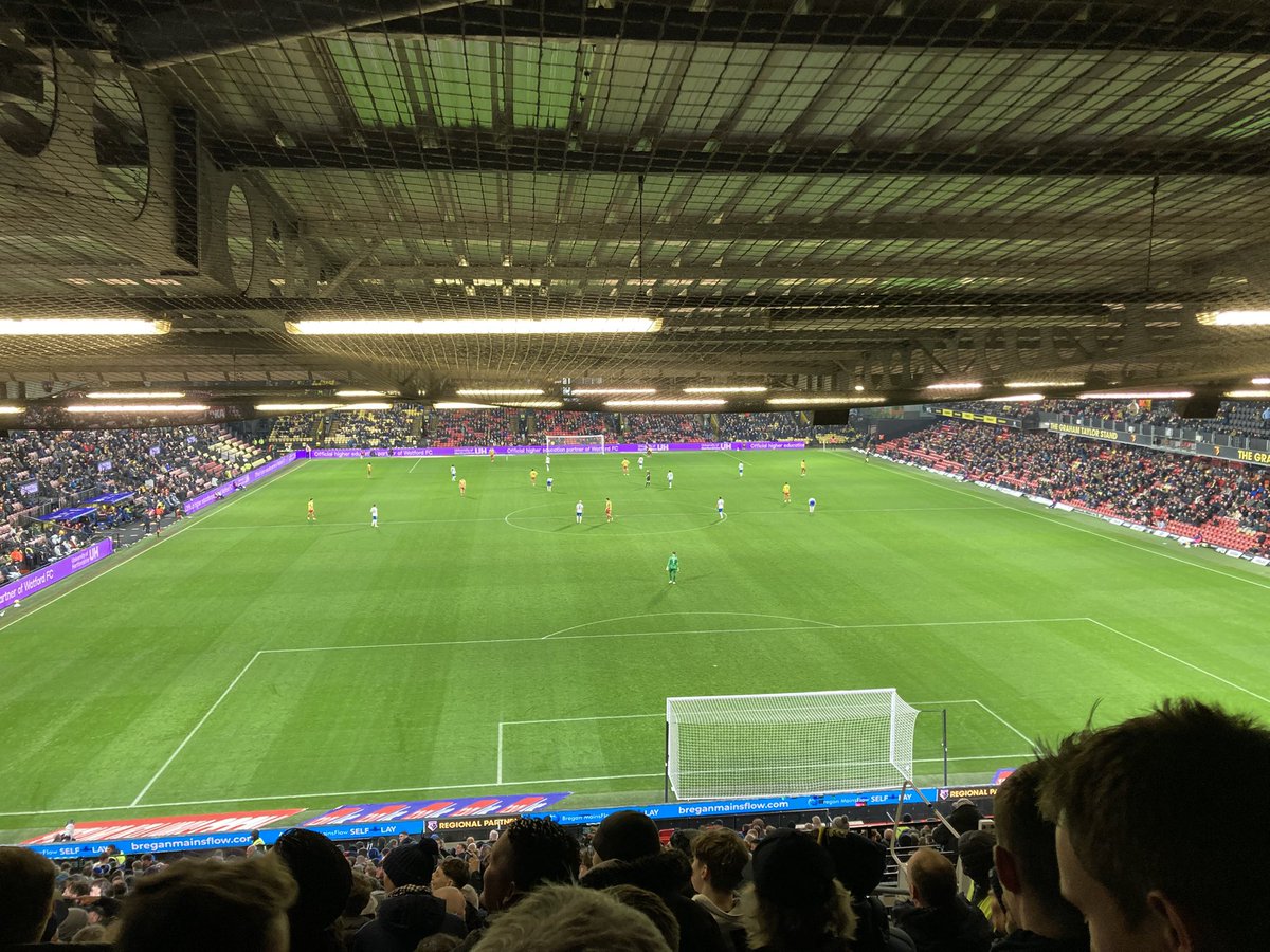 Watford 1-1 Pompey. Well deserved point, disappointing to throw away the lead