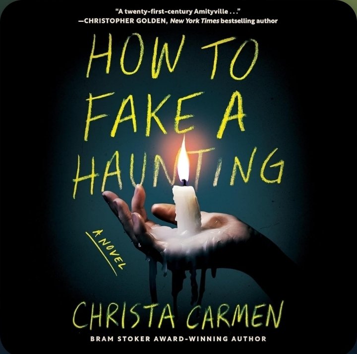 For my #readers out there. I just finished #HowToFakeAHaunting Written by #ChristaCarmen and I definitely recommend! This story takes so many turns and keeps you on your toes.