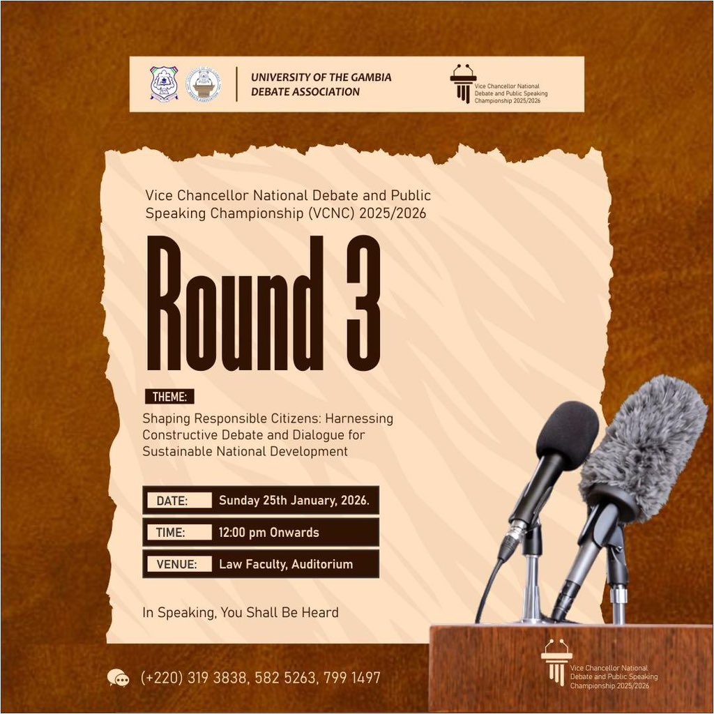 University of The Gambia Debate Association(UTGDA) tweet media