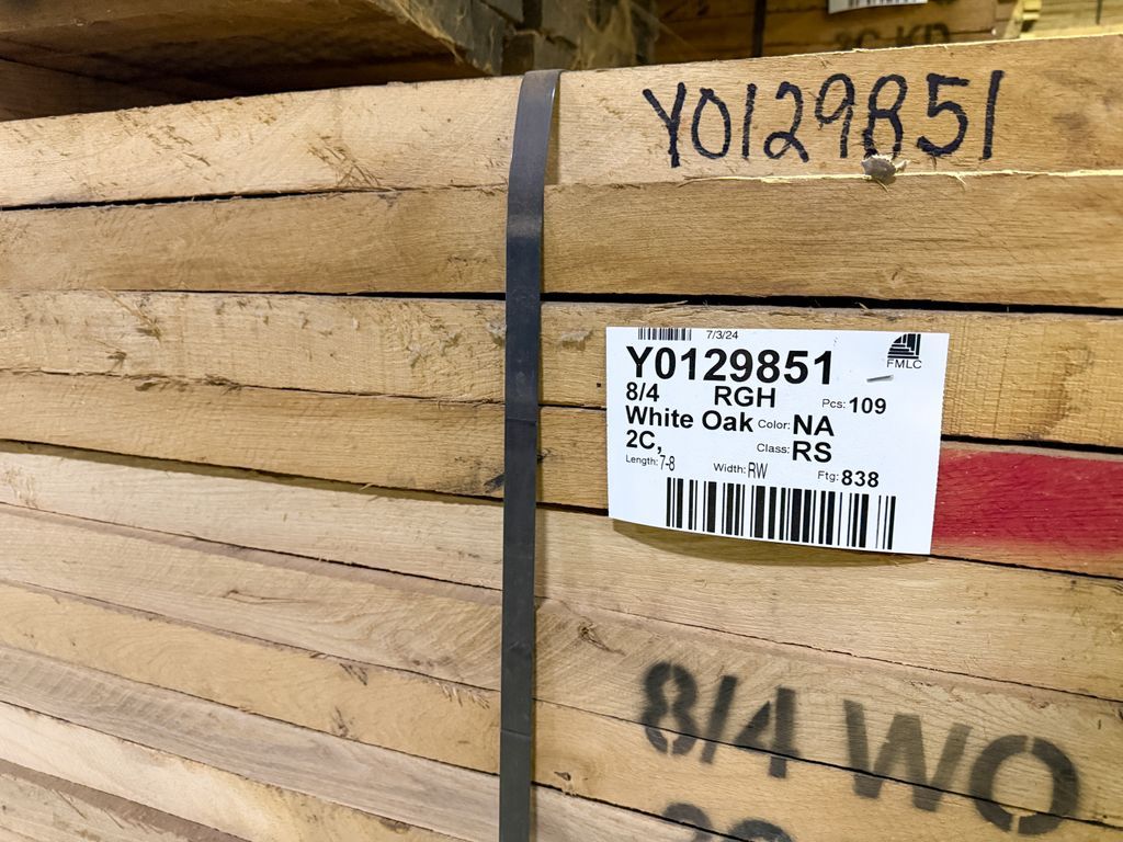 QuartersawnWood's tweet photo. Tagging bundles so every board tells its story. 

#Hardwood #FrankMillerLumber #RedOak #WhiteOak https://t.co/Fb98e5Q0T1