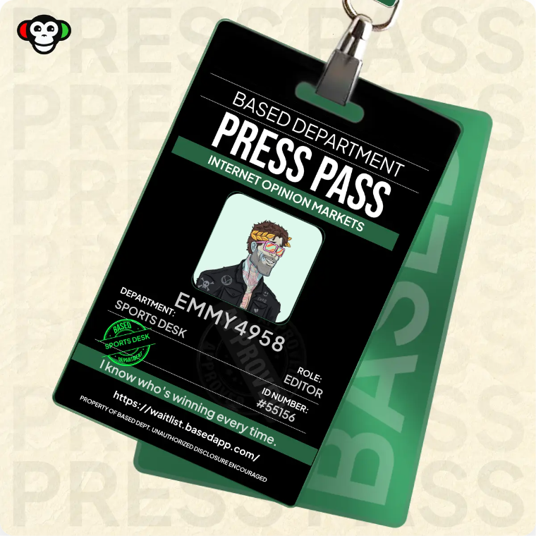 just claimed my @basedappcom Press Pass
feels like one of those be early or hear about it later things
help me push the progression bar 👇
waitlist.basedapp.com/?ref=eknnrhZQGo