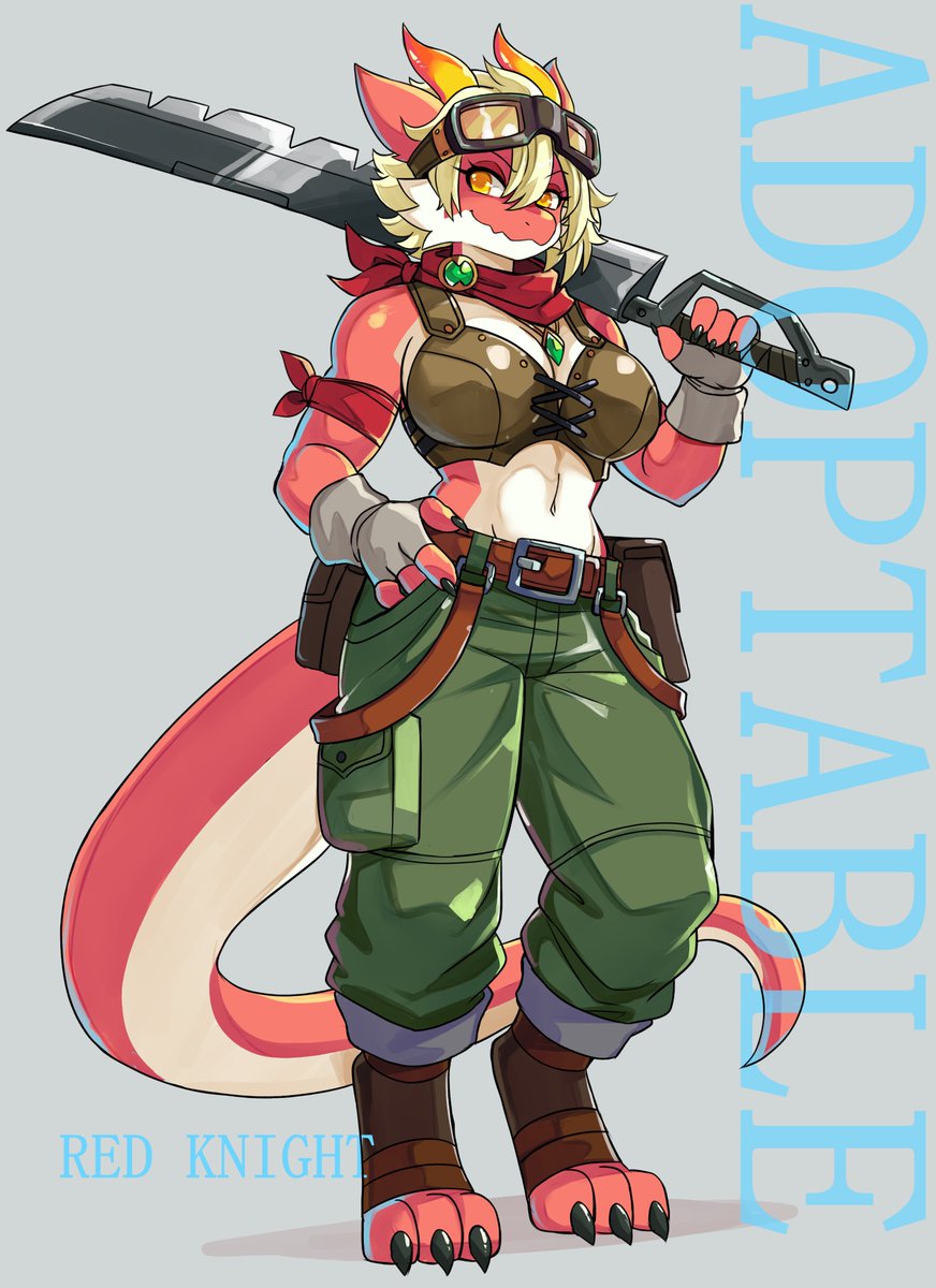 New OC up for adoption! The link to place your bid is in the comments below! 👇