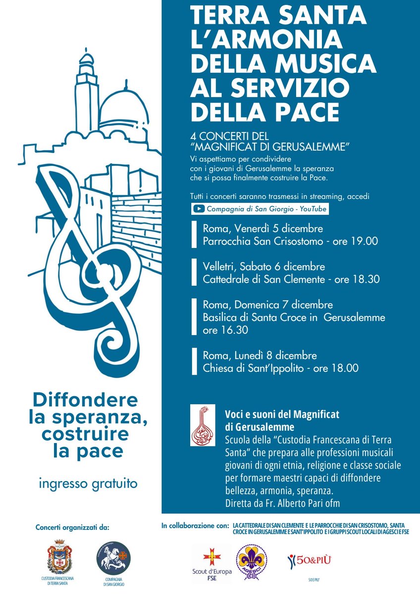 Il Coro Yasmeen del Magnificat di Gerusalemme  su WebRadioScout 👇🏻
bit.ly/49wQ5fo