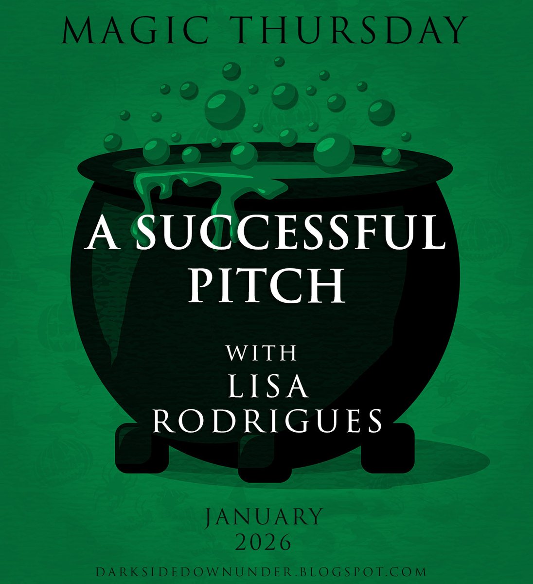 Magic Thursday blog post:
A Successful Pitch by Lisa Rodrigues Writes
darksidedownunder.blogspot.com/2026/01/MT-aSu…