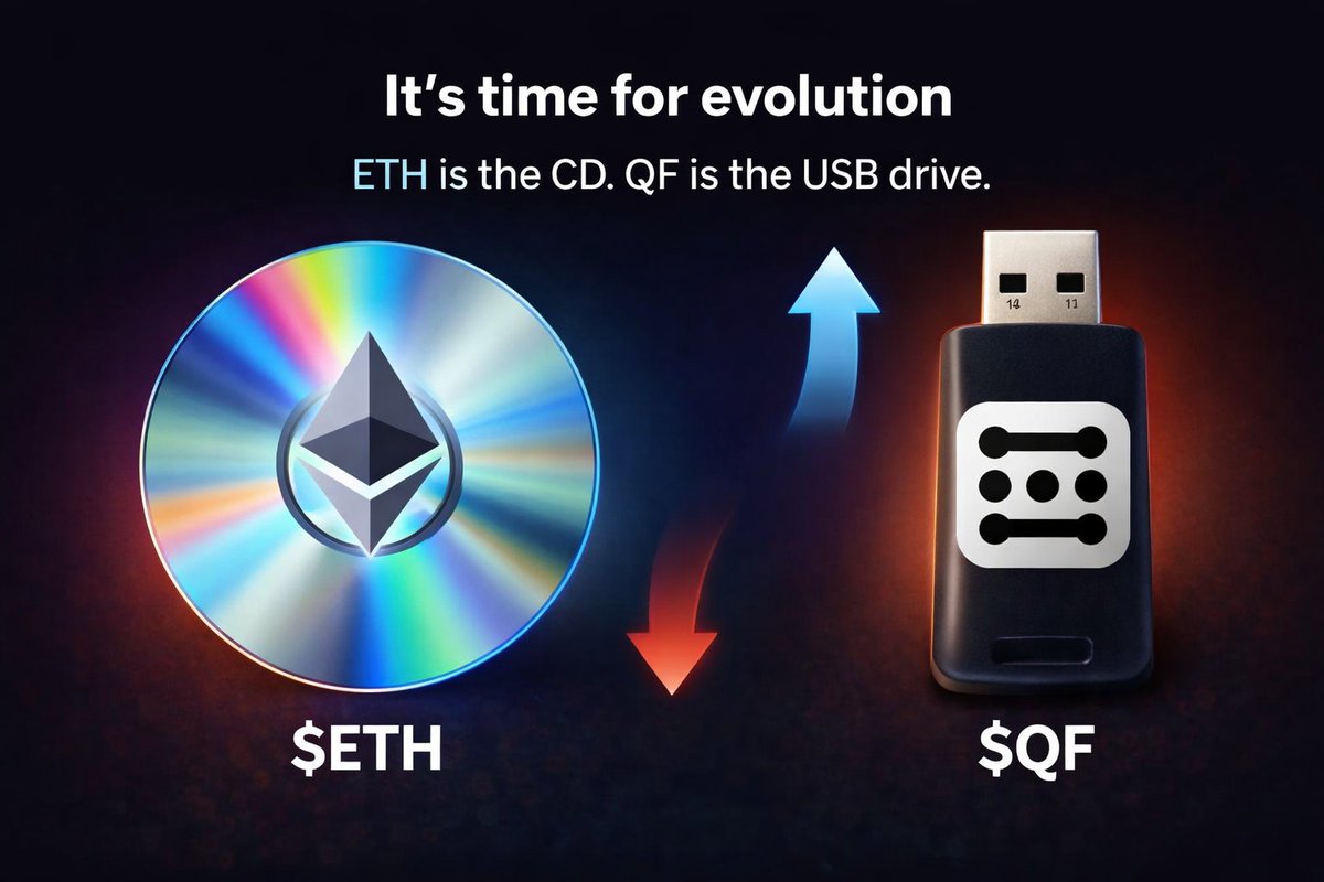 From CDs to USB drives. $QF is the same revolution! 
#crypto #CryptoMarket <a href="/theqfnetwork/">QF Network</a> <a href="/AltcoinSensei/">The Altcoin Sensei</a>