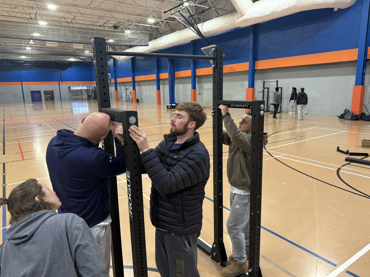 Coach_MikeGreen's tweet image. New Varsity Weight Room loading. Many hands makes light work with @GburgFB 
#BeGreat #GoBullets