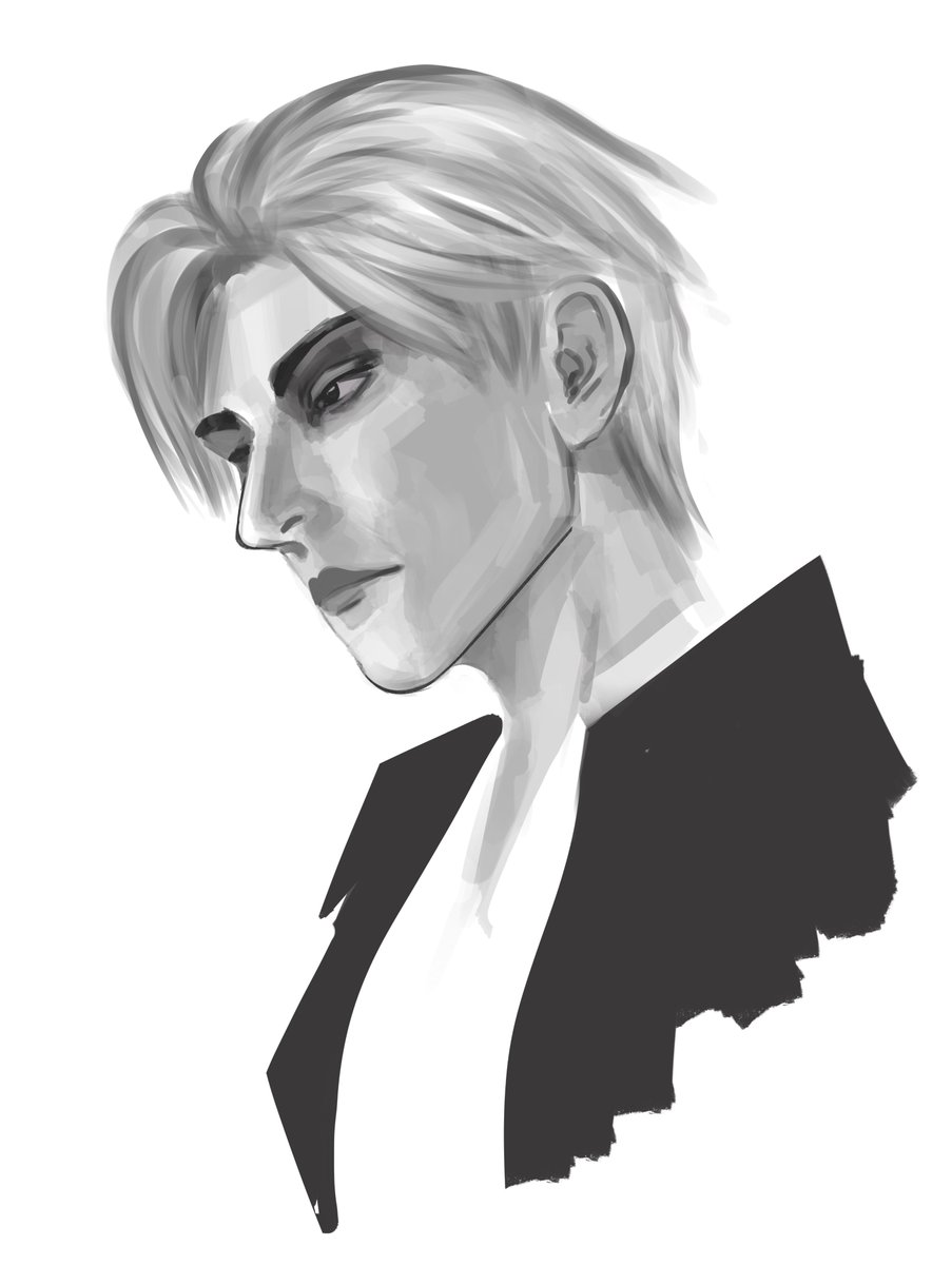 Suited_Suitor's tweet photo. I should start posting art huh? I'll post. Have a Sylus before I start selling his organs on the black market 

#loveanddeepspacefanart #Sylus https://t.co/easUemQeEy