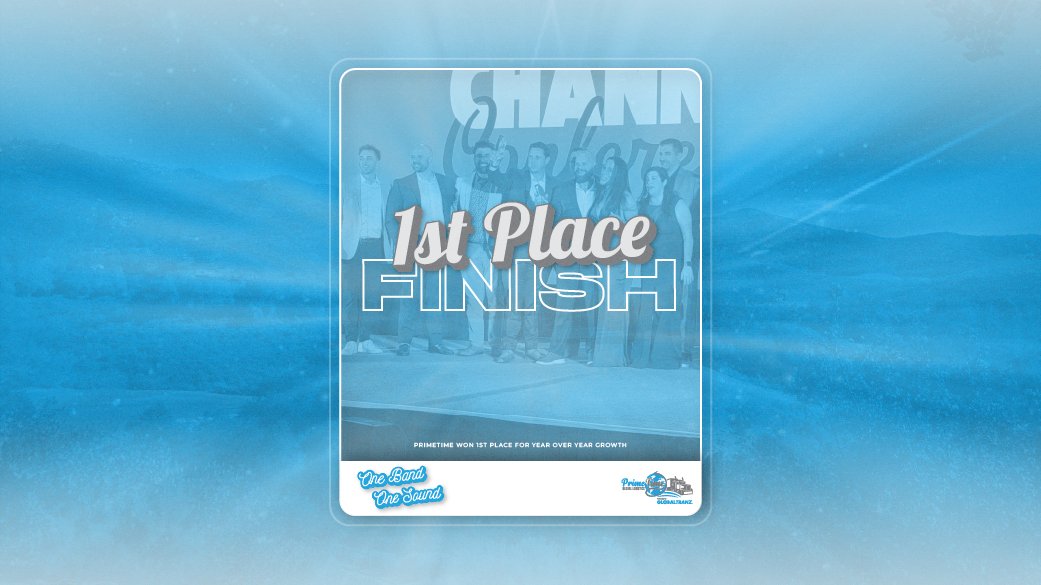 shipprimetime's tweet photo. Growth That Leads the Field 📈🏆

Proud to share that PrimeTime took home 1st place finish for Year Over Year Growth at the 2026 Partner Channel Sales Conference. The growth continues, and we’re only accelerating from here! #OneBandOneSound https://t.co/qeZl1rqM2J