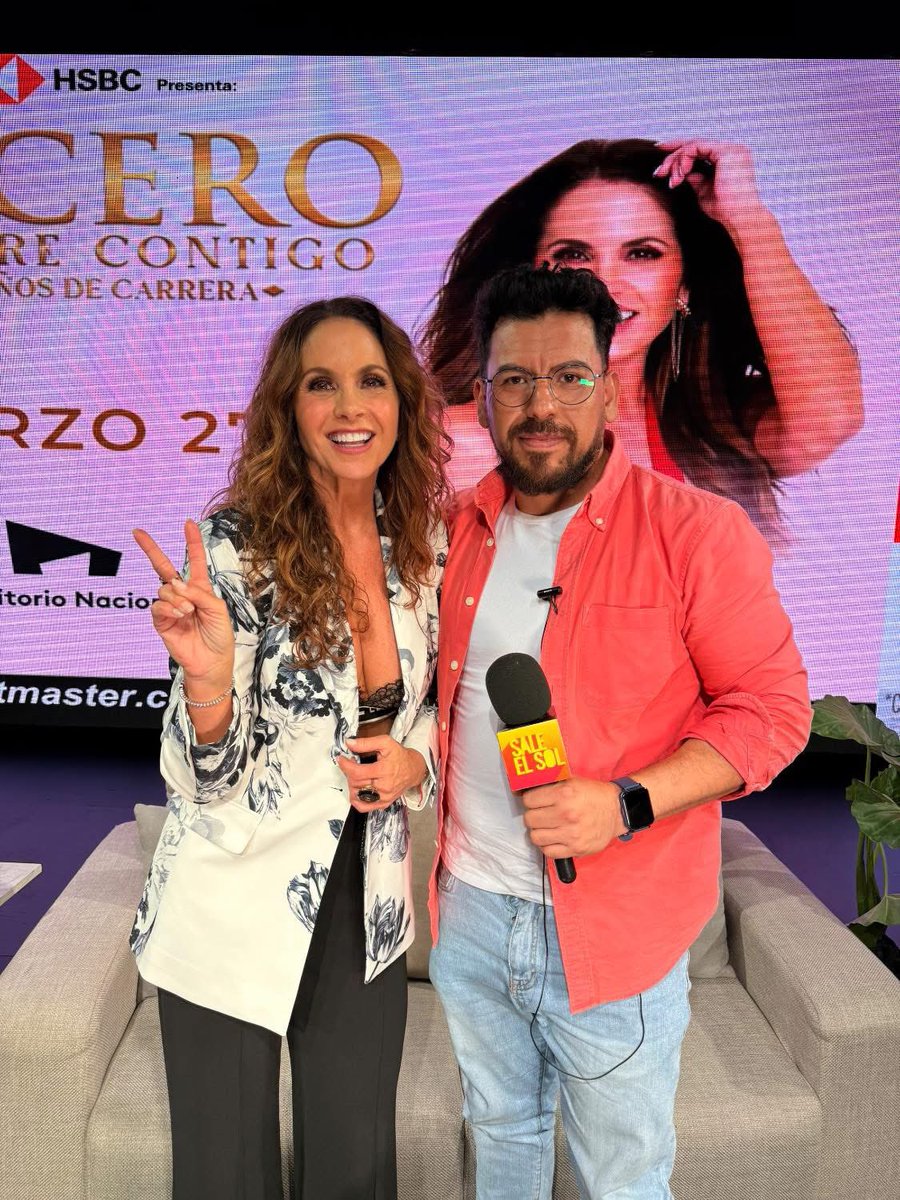 Mañana entrevista de Lucero para Sale el sol ☀️
