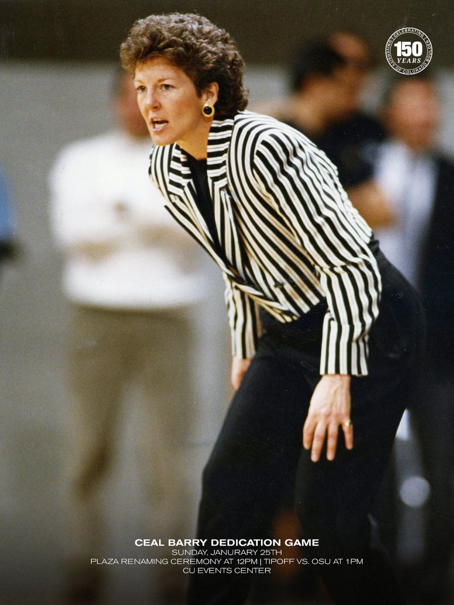 Giving these iconic looks our Ceal of Approval 😁

Make sure to join us Sunday as we honor Ceal Barry’s lasting impact on Colorado Basketball! 🦬