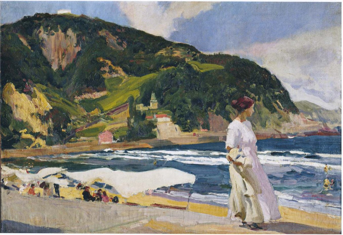 artist_sorolla's tweet photo. Maria on the beach, Zarauz #artbots #sorolla https://t.co/TWwdXtjXNo