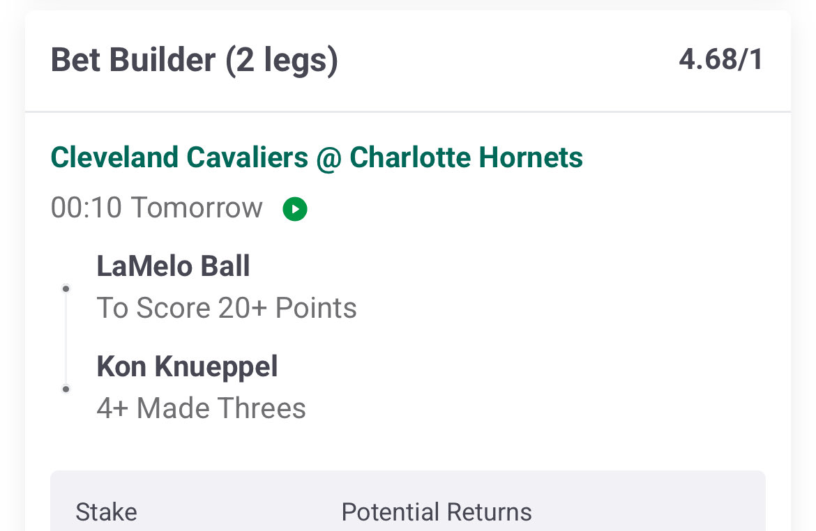 Yellowcardtips's tweet image. 🏀🔥 NBA PLAY TONIGHT 🔥🏀

➡️ 4/1 NBA Bet

Tough day in the Champions League 😤 one of those…
We reset, we refocus 🔄
NBA tonight, back to footy tomorrow 💪⚽

Let’s bounce back 💸🔥

#NBA #NBABetting #BasketballBets
#BettingTwitter #GamblingTwitter
#UKBetting #Punters #EPL