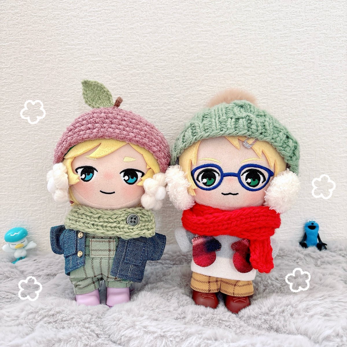 さむすぎて もこもこに きぶくれぬい🧶