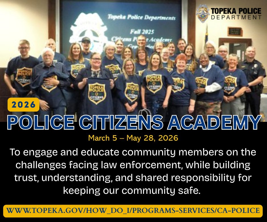 Topeka Police Department tweet media