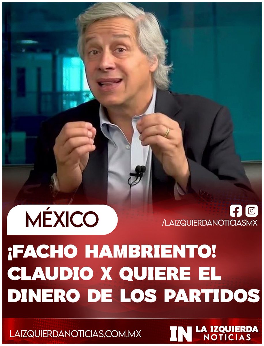 ¡DESCARADO! Claudio X González y  Ana Lucía Medina enviaron su propuesta de Reforma Electoral en la que plantean que el financiamiento a los partidos sea igual para todos, para poder atracar los recursos, además de eliminar “La Mañanera” y las pluris sea para los partidos débiles