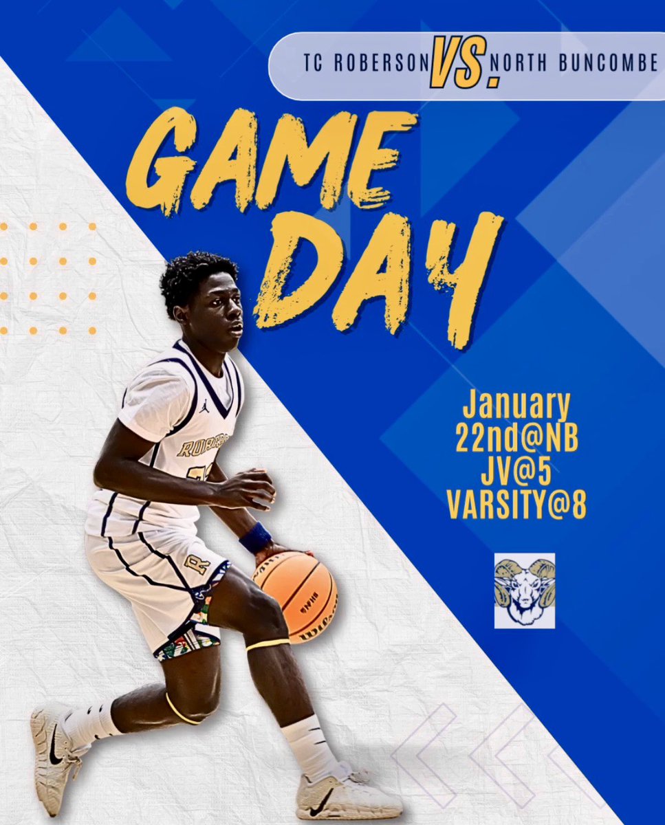 Away conference game for our Rams Thursday night
(changed from Friday night) against North Buncombe.
JV@5 Varsity@8
#wearerams #gorams  #nchsaa #conference #believetrustaccomplish
📷: @tdtolle