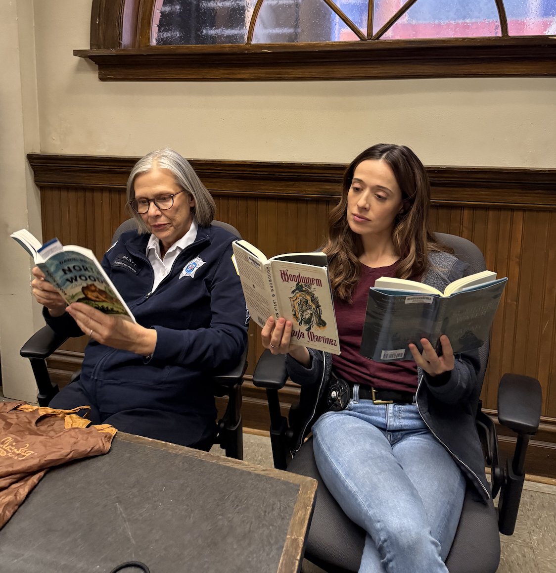 Studying up. Chicago PD starts now on NBC