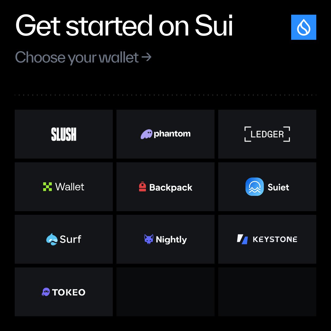 Want to explore DeFi, stake, or try out apps on Sui? Choose your wallet -  @Phantom, @Ledger, @Backpack, and more. Then dive in. Which one are you  picking? 👉 https://t.co/oZ97Qs8tac