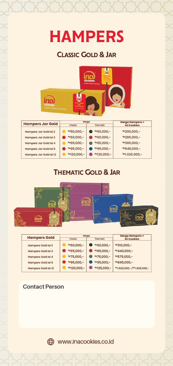 ladibamima's tweet photo. @aan__ Buat kukis lebarannya, order sama aku aja, dok. Dari brand Ina Cookies, bisa dibikin parcel atau pakai gable box🤩
Berikut Pricelist-nya, ya. https://t.co/xhvtImpACF