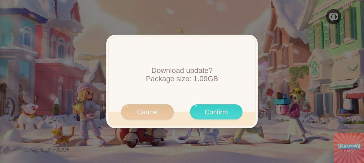 heartopia_fess's tweet image. gede banget. bakal nyampe berapa gb ini hato 😭❤️