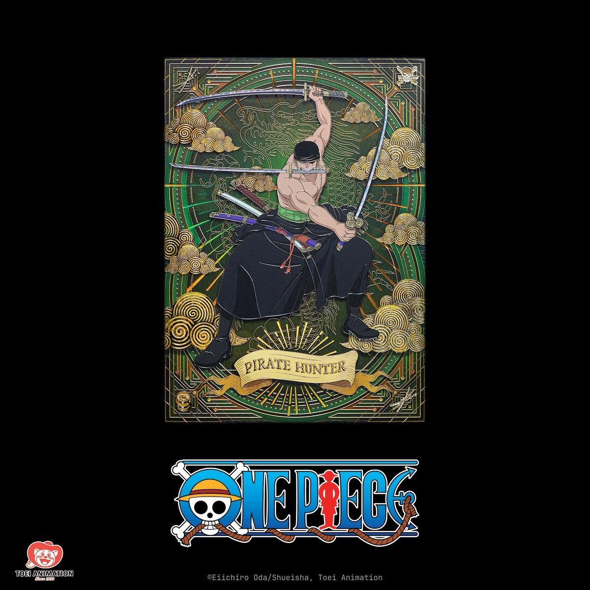 The Limited Edition Roronoa Zoro Metal Poster from @Displate is