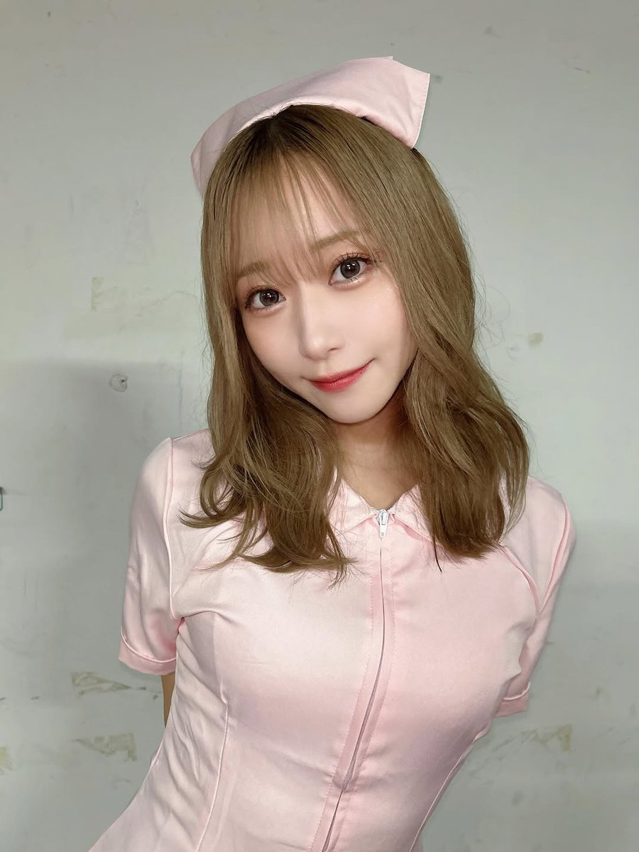 おはぴーちゃん！ 今日の画像は、ピンクナースのあきほちゃん🩷️