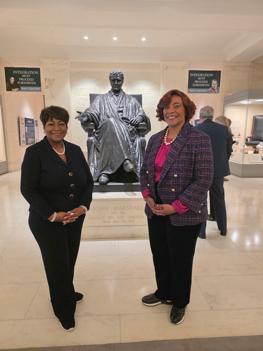 BerniceKing's tweet image. Today, I was present in the Supreme Court to support my Spelman Sister and friend, Federal Reserve Governor Lisa Cook, who requested my presence at the Donald J. Trump, et al. v. Lisa D. Cook hearing.

As a child, I dreamed of becoming the first female Supreme Court Justice.…