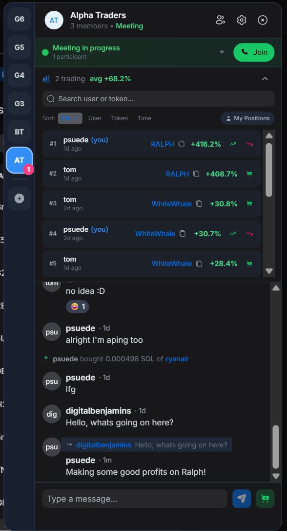 Oh look at that, our little Tradecraft in-app trading group is having success with RALPH.

As announced recently, this group trading app is live on the UAT environment for all the beta testers to enjoy. Trading in groups is fun! Hop on calls, share screens, look at each others