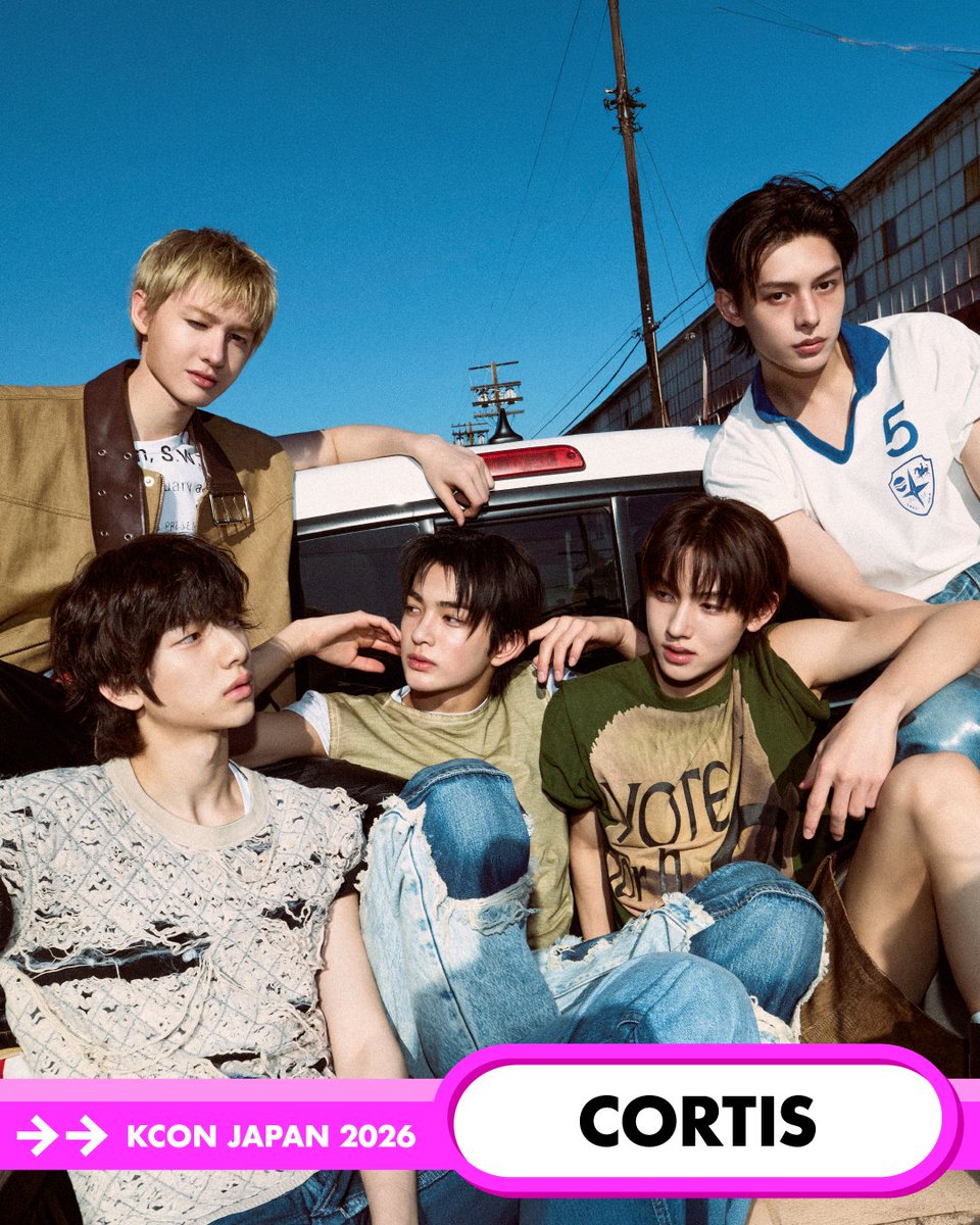 [#KCONJAPAN2026] 1st LINEUP

𝐂𝐎𝐑𝐓𝐈𝐒
#CORTIS 

<a href="/cortis_bighit/">CORTIS</a> 

-
KCON JAPAN 2026 
MAY 8-10 
Makuhari Messe 

Let's #KCON
