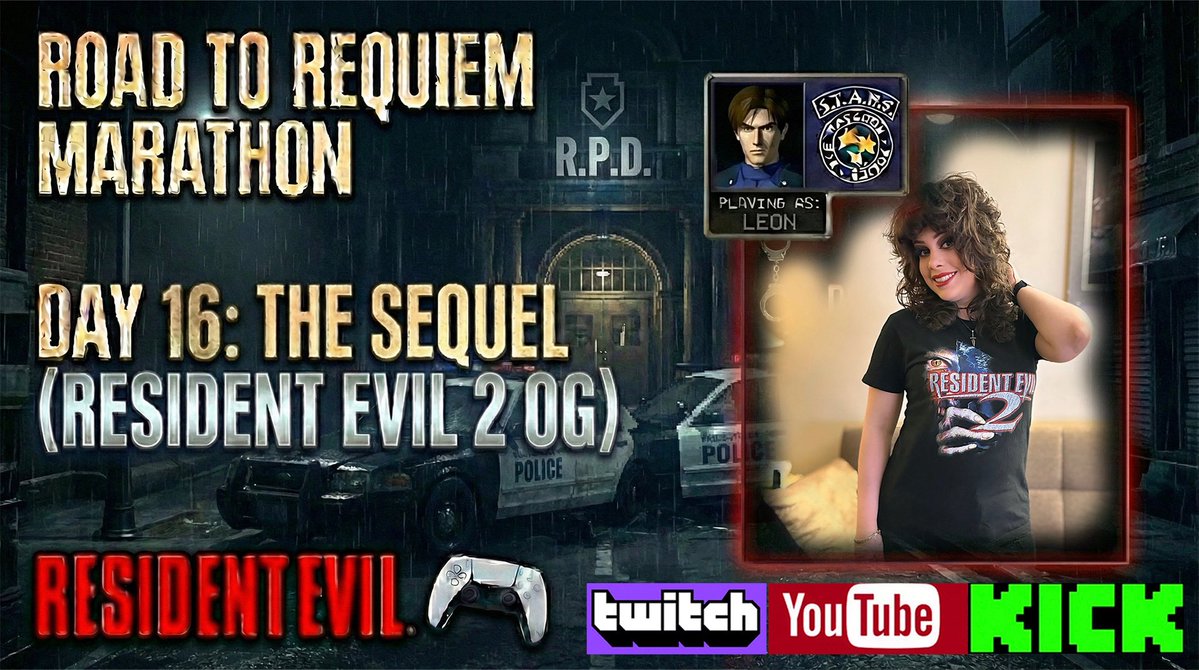 💋LIVE NOW

We are starting Resident Evil 2 OG tonight!

🔥The Road to Requiem Marathon🔥

🧟Watch Live: 
🟣Twitch: twitch.tv/auroraarmlet
🔴YouTube: tinyurl.com/AuroraaArmlet
🟢Kick: kick.com/auroraarmlet

#REBHFun #ResidentEvil #ResidentEvilRequiem