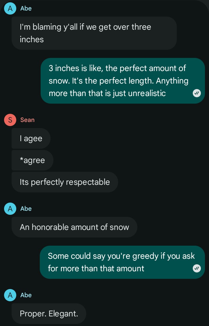 I love the universal, almost supernatural understanding