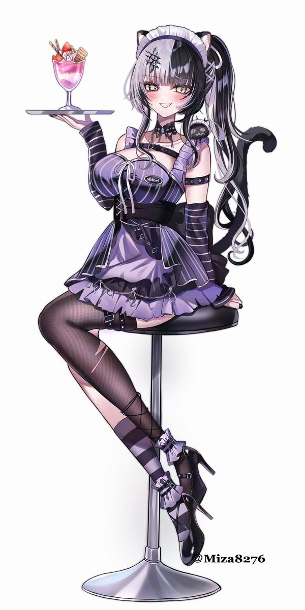 🐈‍⬛💜(No background)
#ShiorinSketch