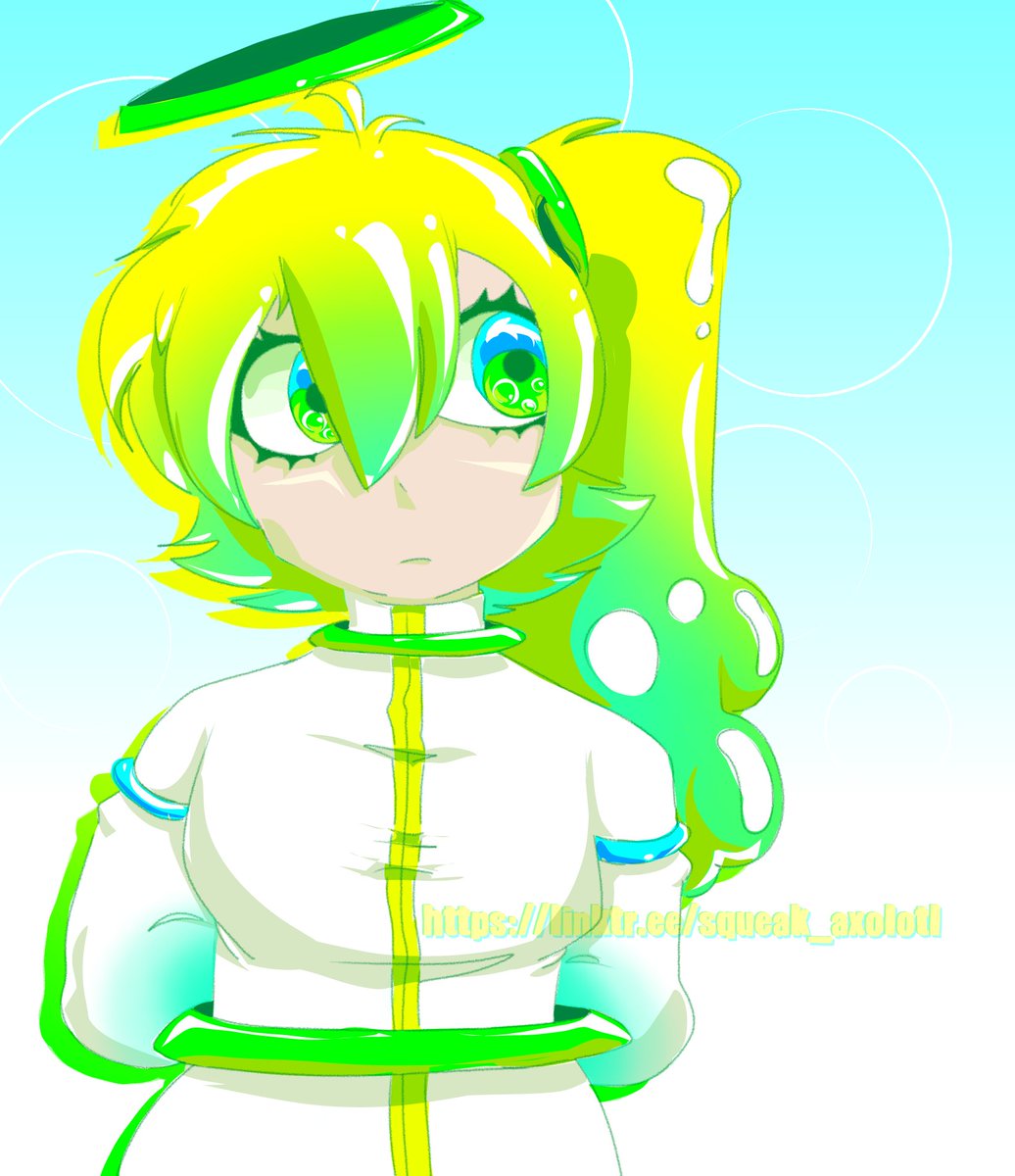been seeing a lot of frutiger aero stuff on tiktok so i made a vauge concept for an outfit based on it for neru #AkitaNeru #vocaloidfanart #VOCALOID #animeart #FrutigerAero #nostalgic
