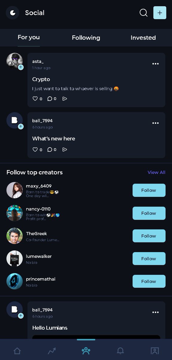 DanielMunaboss's tweet photo. Prediction + Social Finance Vision
Beyond trading, Lume offers on-chain prediction markets and social/influencer tools—aiming to unify stocks, DeFi, and market predictions in one accessible app.
https://t.co/vDTEwRd37r
#lumefi
#crypto
#trading https://t.co/tY0CDRfXoY