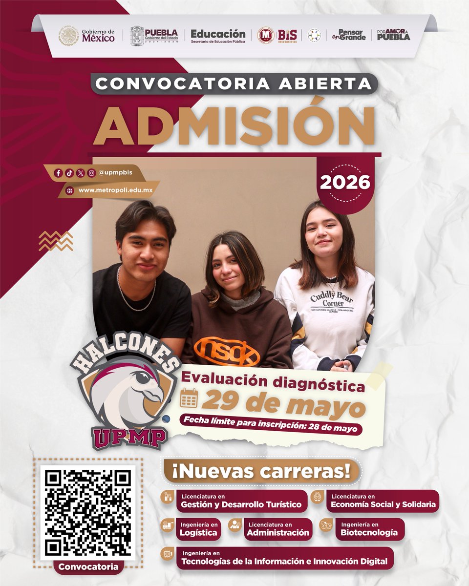 Universidad Politécnica Metropolitana de Puebla tweet media