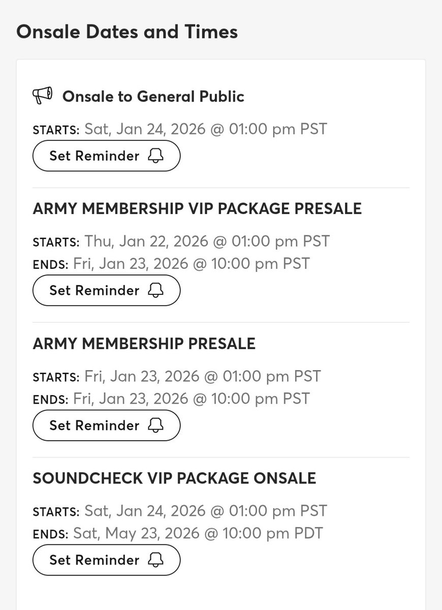 shayeitloud's tweet photo. @TMFanSupport Vegas Day 3 Presale was advertised for Jan. 23rd. 

Now the VIP Package Presale is set to Jan. 22nd. Is this an error? https://t.co/psVlczXVRM