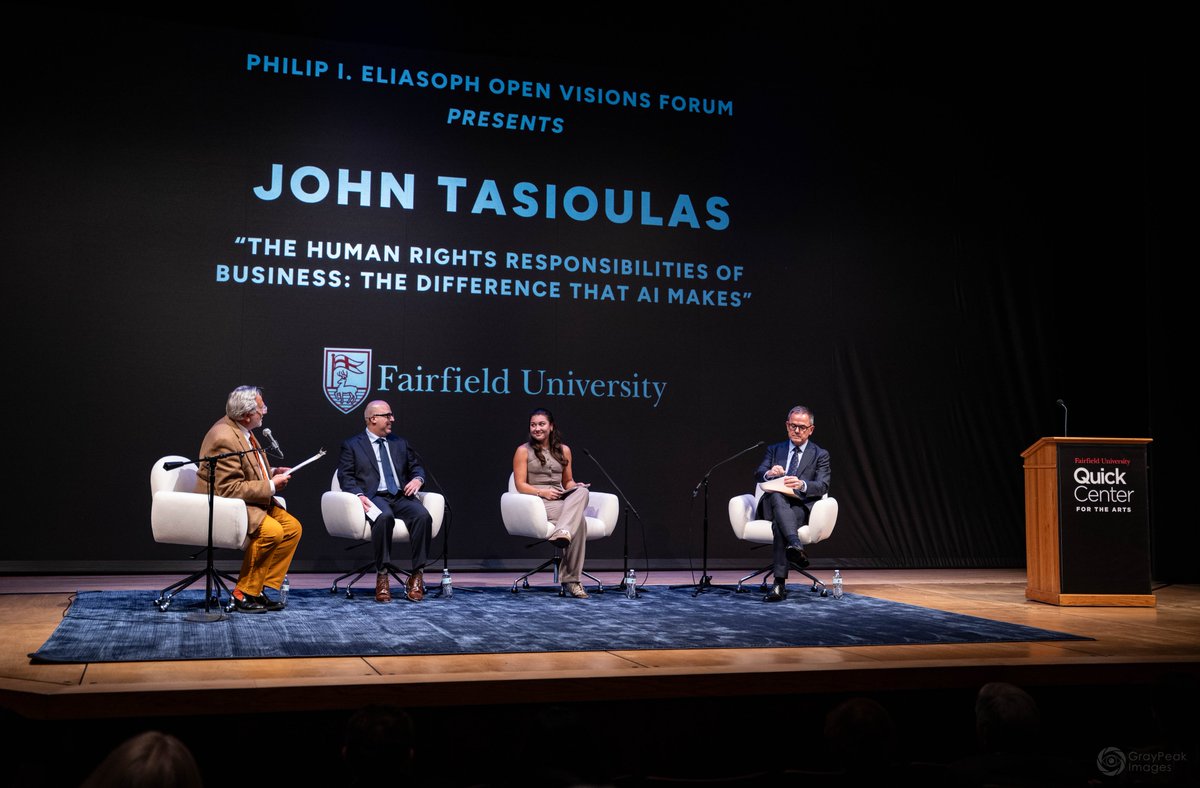 JTasioulas's tweet image. ICYMI: my lecture on the human rights responsibilities of business and the difference that AI makes. 

Link below