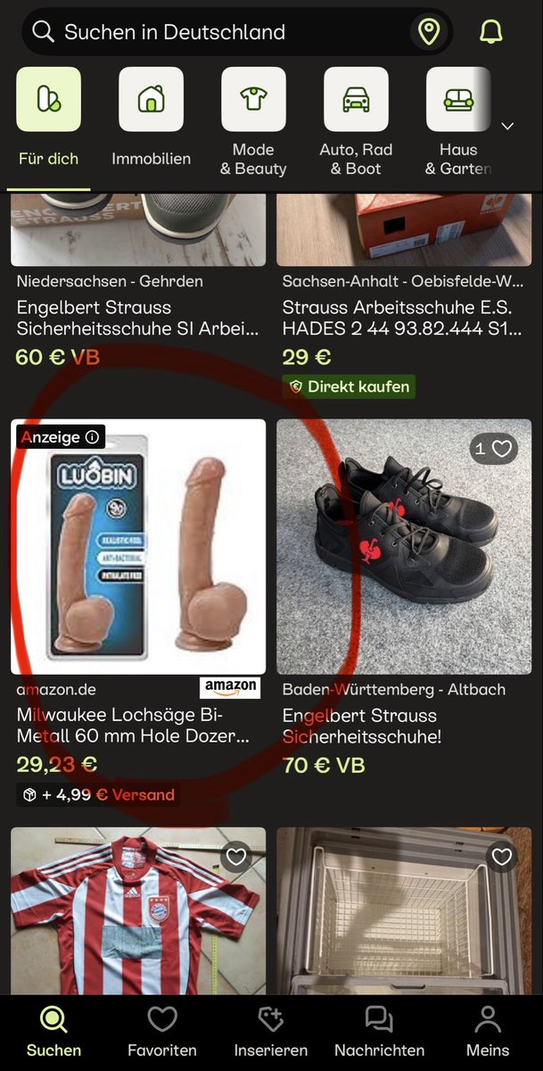 27imo's tweet photo. @kleinanzeigen_o gerade eine Lochsäge in einer Anzeige auf Kleinanzeigen entdeckt, ob die wohl auch funktioniert? https://t.co/bGImp3GCh1
