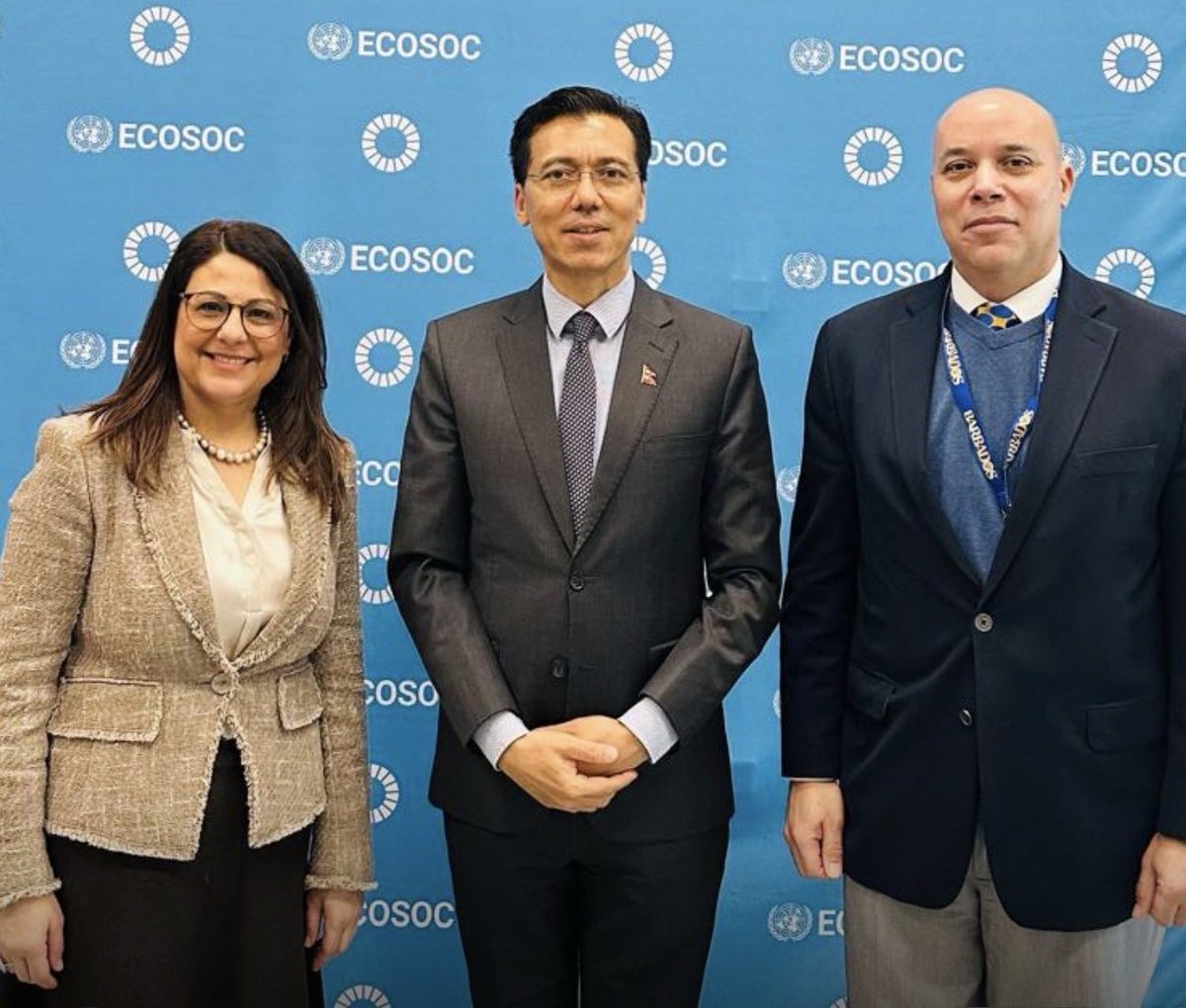 UNECOSOC's tweet image. Pleased to meet with the new co-facilitators of the General Assembly review of #ECOSOC and #HLPF, H.E. Mr. François Jackman (@francoisjackman), Permanent Representative of Barbados and H.E. Ms. Natasha Meli (@natmeli), Permanent Representative of Malta. 

We discussed the